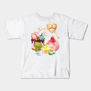 Treat Yourself - Dessert First! Kids T-Shirt